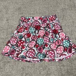 Pickleball Bella Skort Womens 1 Small Pink Green Athletic Skirt Tennis Stretch